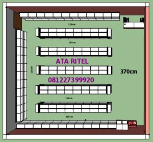 RAK MINIMARKET SUPERMARKET MURAH DIY